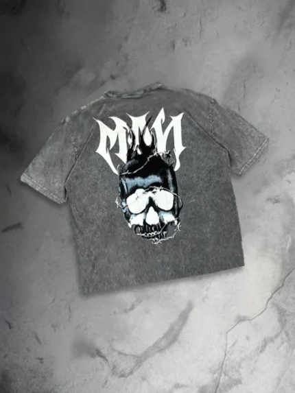 Polo Plomo SkullD | Hombre